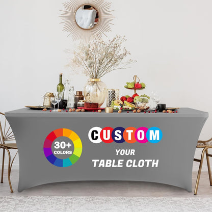 2 Custom Table Cloths with Business Logo ( Pre-Order Only)